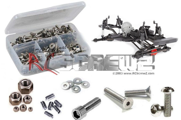 RC Screwz AXI028 Axial SCX10 II Raw Build Stainless Screw Kit