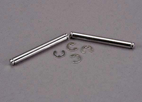 Traxxas 2637 Suspension Pins 31.5mm Chrome w/E-Clips