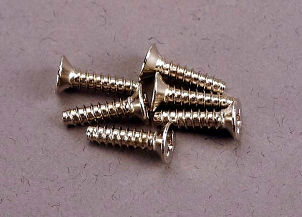 Traxxas 2648 Screws 3x12mm Countersunk Self-Tapping (6)