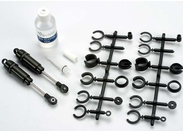 Traxxas 2660 Big Bore Long Shocks Hard Anododized Front (2)