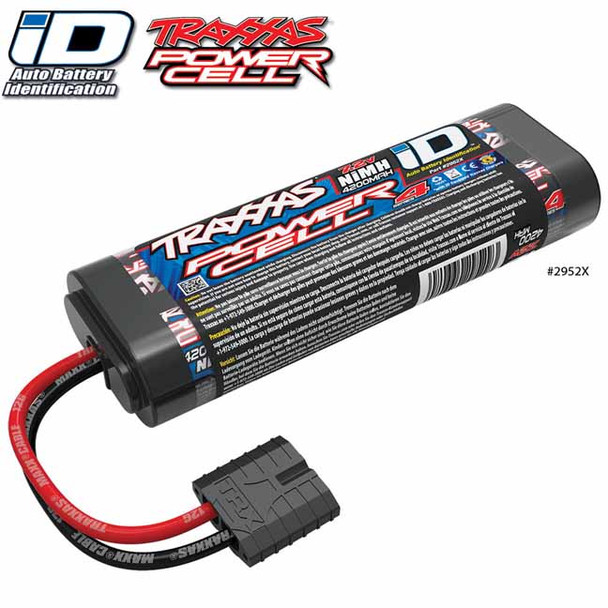 Traxxas 2952X Series 4 Power Cell 7.2V 6-Cell 4200mAh NiMH Battery w/ iD Connect