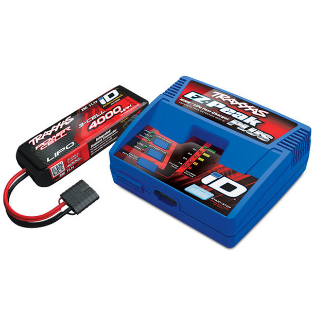 Traxxas 2994 4000mAh 11.1v 3S 25C LiPo Battery/EZ-Peak Charger Completer Pack : TRX-4