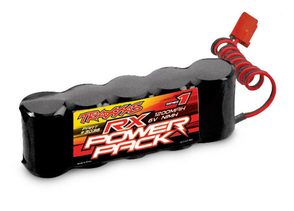 Traxxas 3036 NiMH 5-Cell 6V 1200mAh Receiver Flat Battery