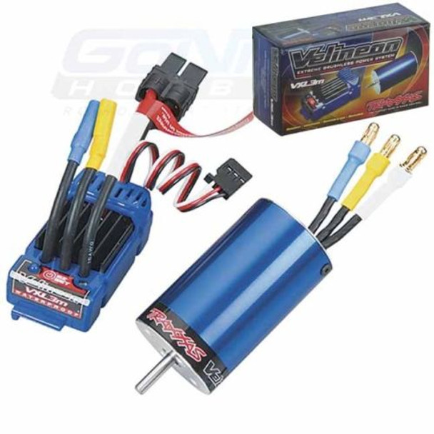 Traxxas 3370 Velineon VXL-3m Waterproof ESC w/ 380 Brushless Motor