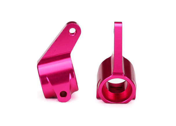 Traxxas 3636P Steering Blocks 6061-T6 Aluminum Pink Anodized