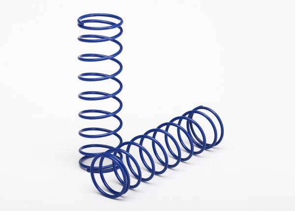 Traxxas 3757T Springs Rear Blue (2)