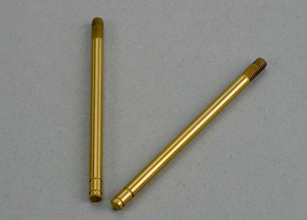 Traxxas 6098T Shock Shafts Hardened Steel Titanium Nitride Coated Rear (2)