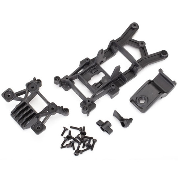 Traxxas 6720 Front & Rear Body Mounts : Rustler 4x4