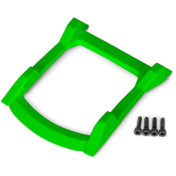 Traxxas 6728G Body Roof Skid Plate Green w/ 3x12mm Screws (4) : Rustler 4x4 VXL