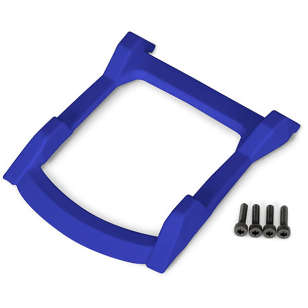 Traxxas 6728X Body Roof Skid Plate Blue w/ 3x12mm Screws (4) : Rustler 4x4 VXL
