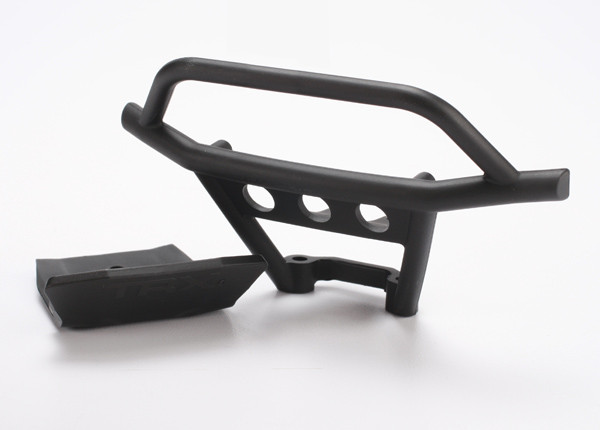 Traxxas 6735 Bumper/Skid Plate Front Black Stampede 4x4