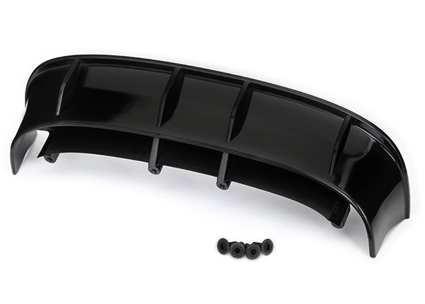 Traxxas 7413 Wing Black : Ford Fiesta® ST Rally