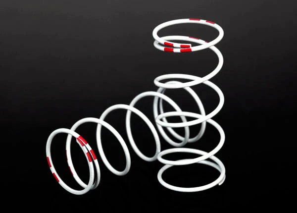 Traxxas 7445 Spring Shock White GTR Long 0.810 Rate Pink (2) : 4x4 Rustler / Slash