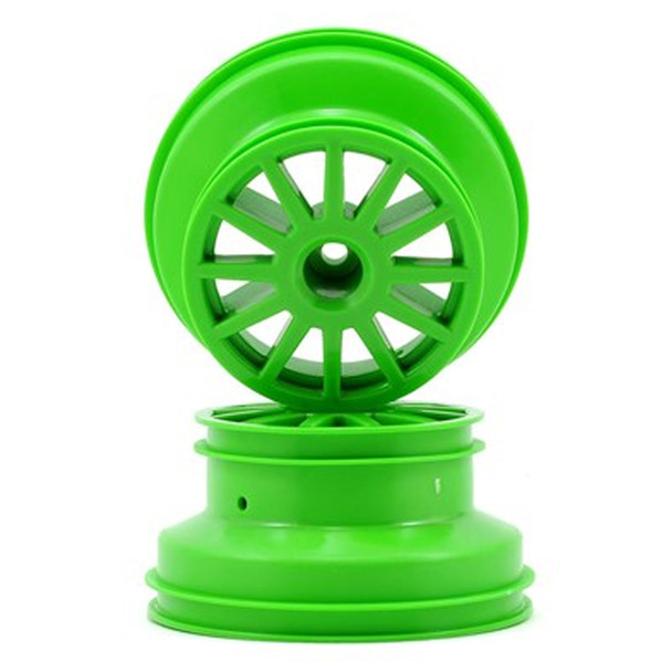 Traxxas 7472X Wheel Green (2) : 1/10 Rally