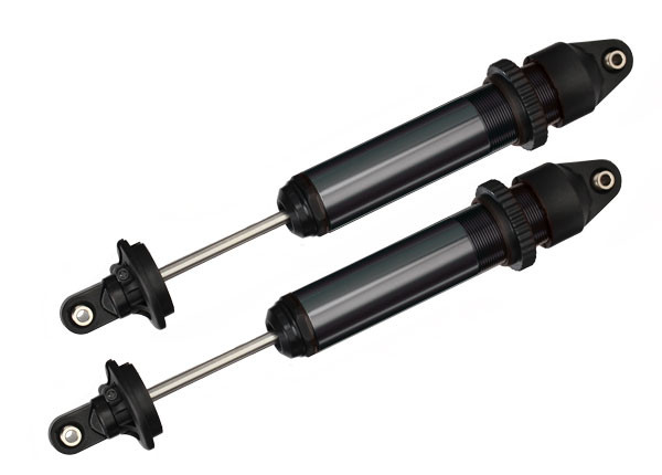Traxxas 7761A Aluminum GTX Shocks Black-Anodized Fully Assembled (2) : X-Maxx