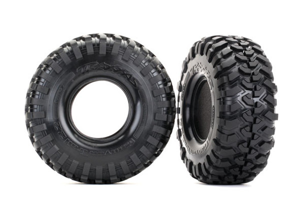 Traxxas 8170 Tires Canyon Trail 2.2 / Foam inserts (2) : TRX-4