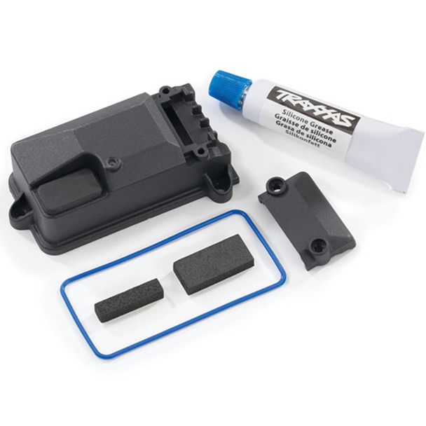 Traxxas 8224X Receiver Box Cover / Foam Pads/ Seals/ Silicone Grease : TRX-4 / 6