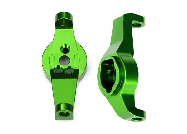 Traxxas 8232G Aluminum Caster Blocks 6061-T6 Left & Right Green : TRX-4