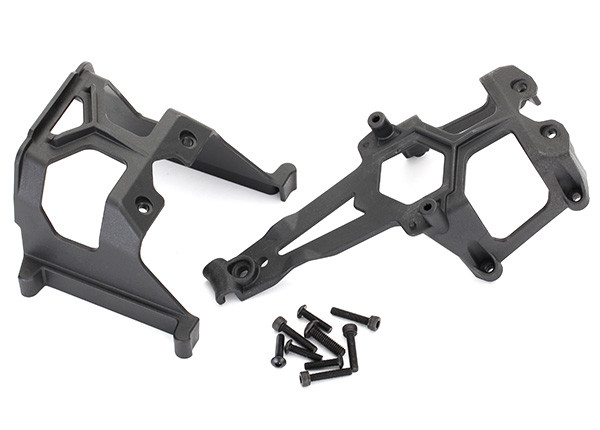 Traxxas 8620 Chassis Supports Front & Rear : E-Revo VXL Brushless