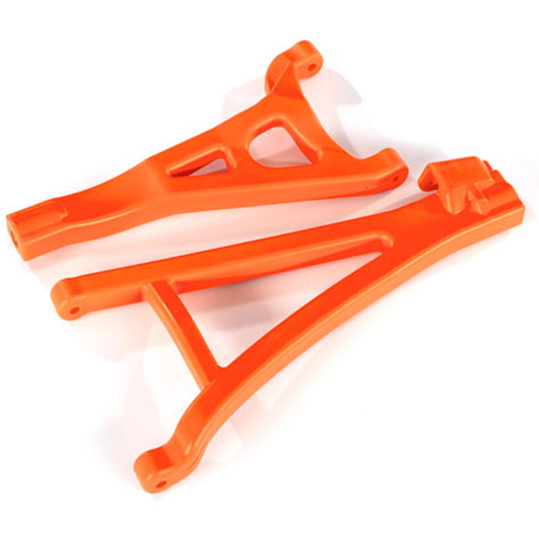 Traxxas 8632T Heavy Duty Front Suspension Arms Left Orange : E-Revo VXL Brushless