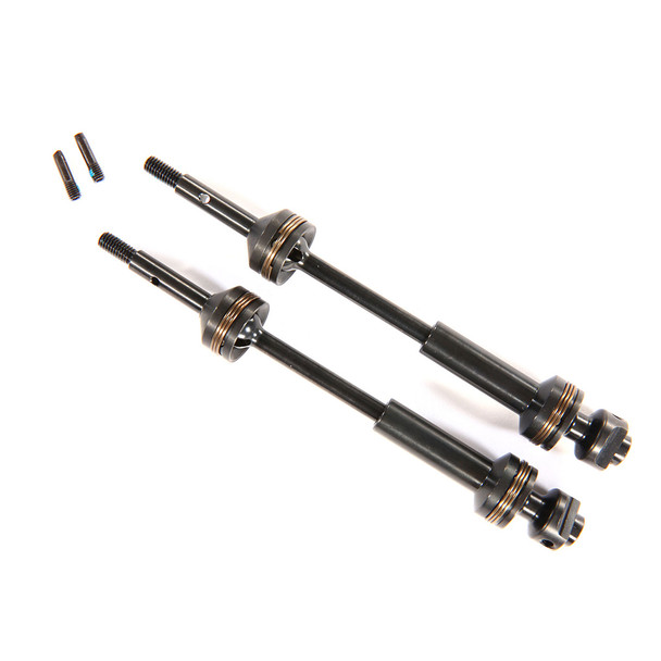 Traxxas 9052X Complete Assembly Rear Steel-Spline Constant-Velocity Driveshafts (2)