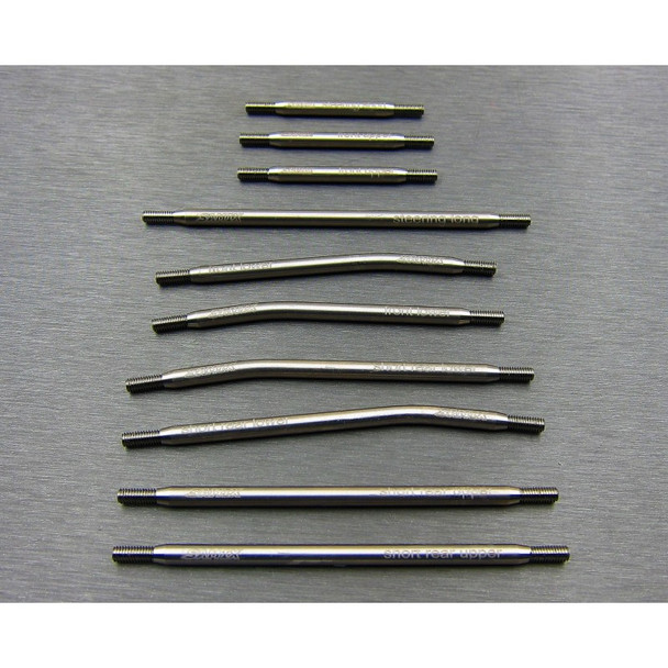 SAMIX TRX4-5025FS 312Mm Titanium High Clearance Full Link Kit (10Pcs) : TRX4