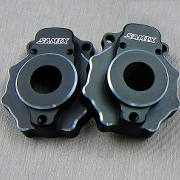 SAMIX TRX4-6013BK Aluminum Portal Knuckle Cover Black : TRX-4