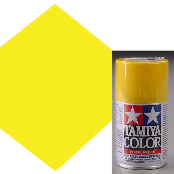 Tamiya TS-16 Yellow Lacquer Spray Paint 3 oz