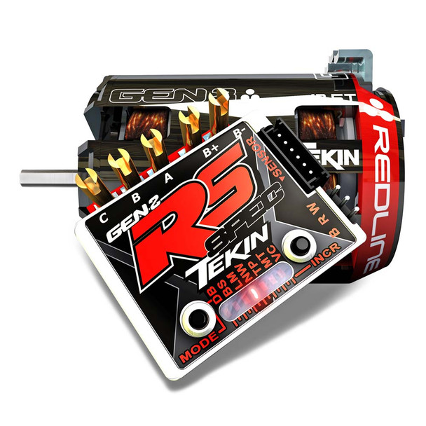 Tekin TT2743 Gen3 Brushless Sensored 17.5T Motor & RS Gen2 Spec D2 Brushless ESC