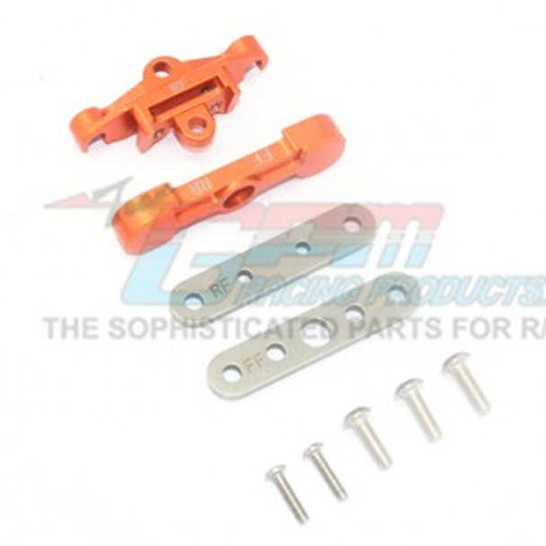 GPM Racing Aluminum Rear Lower Arm Tie Bar Mount Orange : Maxx