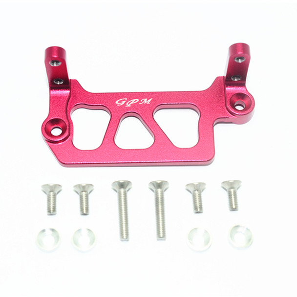 GPM Racing Aluminum Servo Mount Red : Unlimited Desert Racer