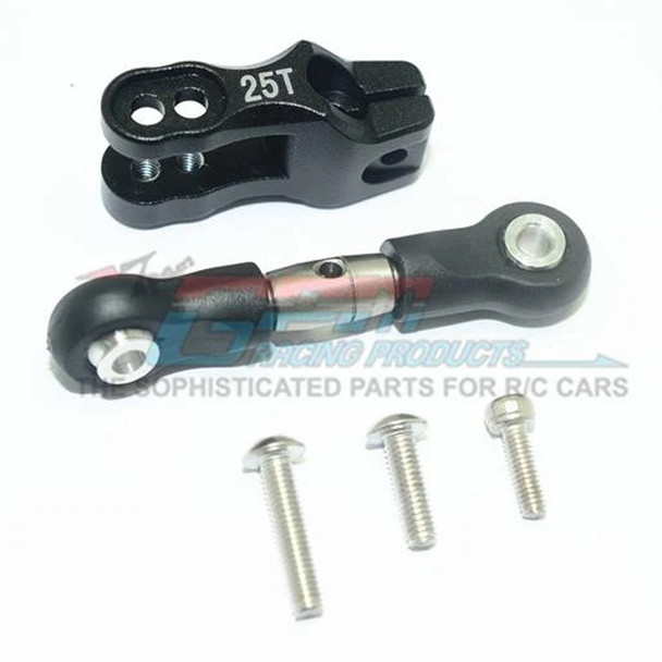 GPM Alum Servo Horn Black w/ SST Adjustable Tie Rods : Unlimited Desert Racer