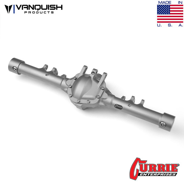 Vanquish VPS06610 Aluminum Currie Rockjock Rear Axle Silver for SCX10-II