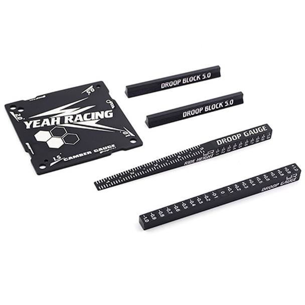 Yeah Racing YT-0175 Aluminum Chassis Set Up Tool Kit For 1/27 1/28 Mini-Z