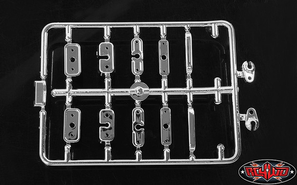 RC4WD Z-B0104 Chevrolet Blazer Chrome Handles & LED Holder Parts Tree