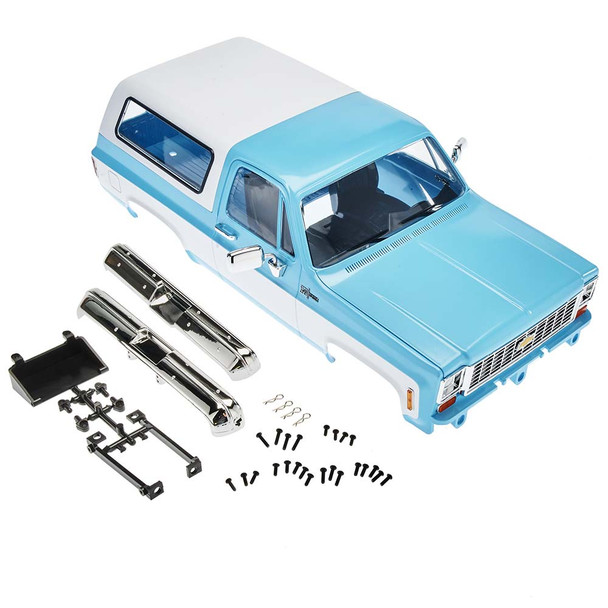 RC4WD Chevy Blazer Hard Body Complete Set Light Blue Z-B0148