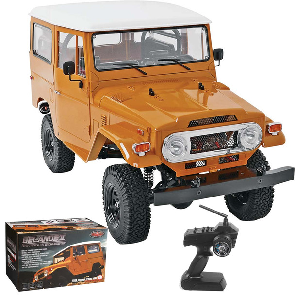 RC4WD  Z-RTR0029 1/10 Gelande II Truck w/ Cruiser Body Set 4WD RTR + Radio