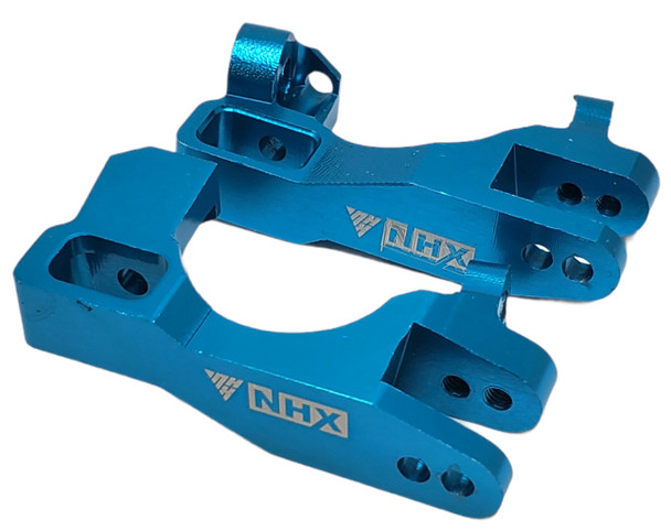 NHX RC Aluminum Front Caster Block : Slash 4x4 Stampede 4x4 Blue