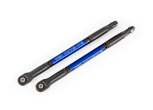 Traxxas 8619X Heavy Duty Aluminum Push Rods (2) Blue w/ Rod Ends : E-Revo VXL
