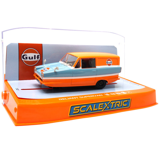 Scalextric C4193T Reliant Regal Van - Gulf Edition 1/32 Slot Car