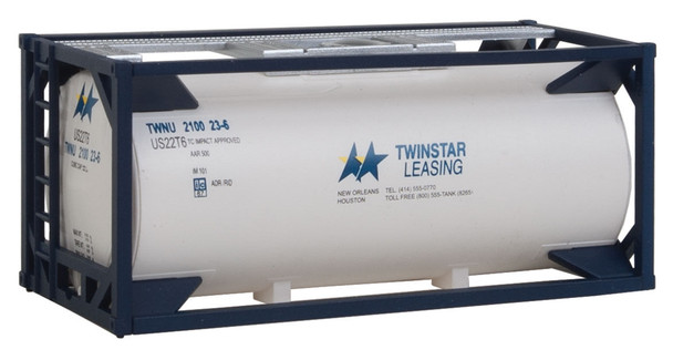 Walthers 20' Tank Container Kit - Twinstar Leasing - HO Scale