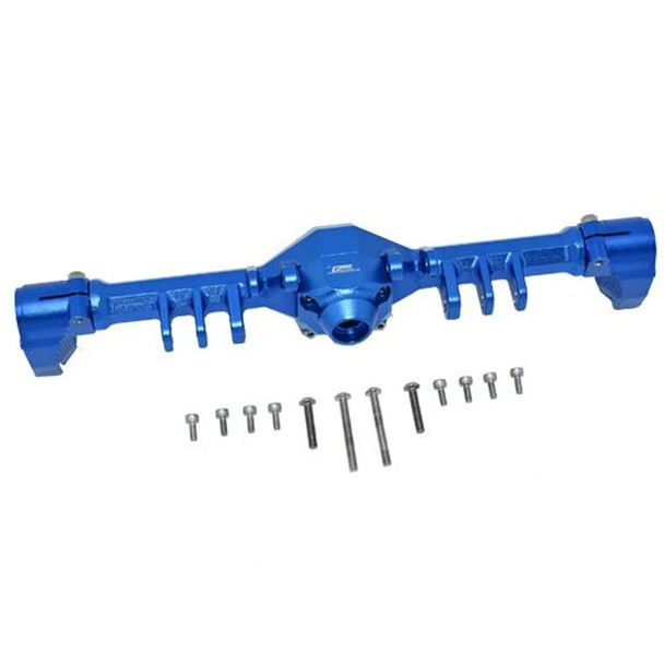 GPM Racing Aluminum Rear Gear Box Blue : Axial Capra 1.9 UTB