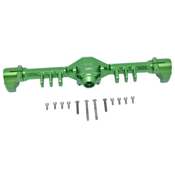 GPM Racing Aluminum Rear Gear Box Green : Axial Capra 1.9 UTB