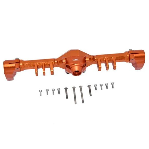 GPM Racing Aluminum Rear Gear Box Orange : Axial Capra 1.9 UTB