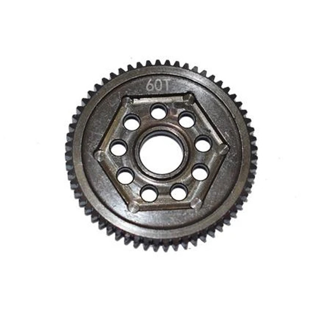 GPM Racing Harden Steel #45 Spur Gear 60T - Black : Losi 1/18 Mini-T 2.0