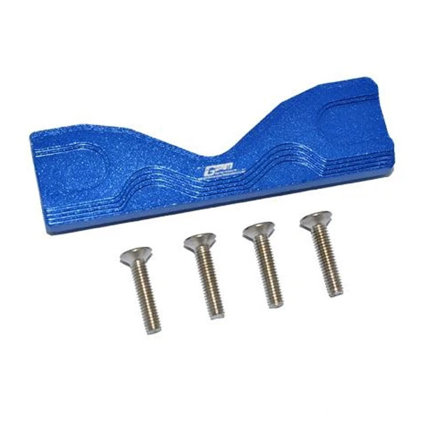 GPM Racing Aluminum Front Or Rear Frame Brace Blue : Losi 1/8 LMT