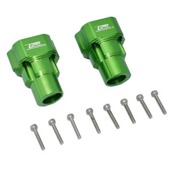 GPM Racing Aluminum Rear Knuckle Arm Set Green : Losi 1/8 LMT Solid Axle MT