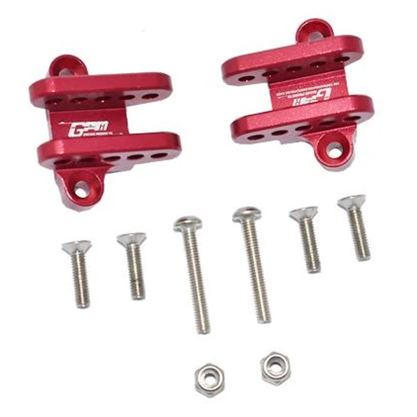 GPM Racing Aluminum Front Or Rear Lower Shock Mount Red : Losi 1/8 LMT