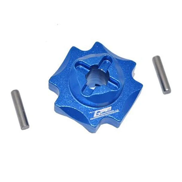 GPM Racing Aluminum Center Differential Outputs Blue : Losi 1/8 LMT Solid Axle GPM Racing Aluminum Center Differential Outputs Blue : Losi 1/8 LMT Solid Axle