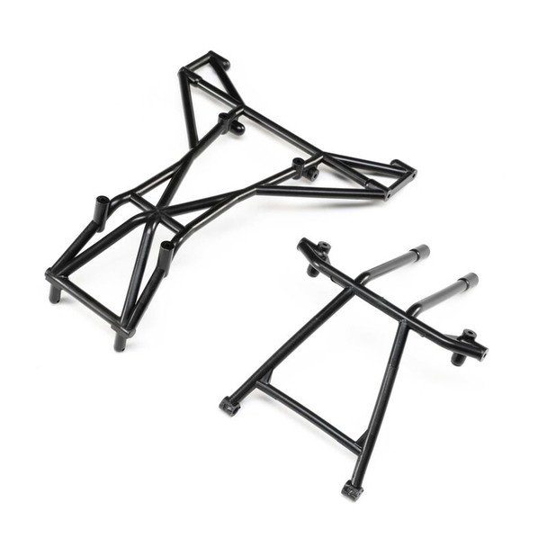 Losi LOS241042 Top and Upper Cage Bars Black : LMT